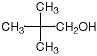 新戊醇,叔丁基甲醇的结构